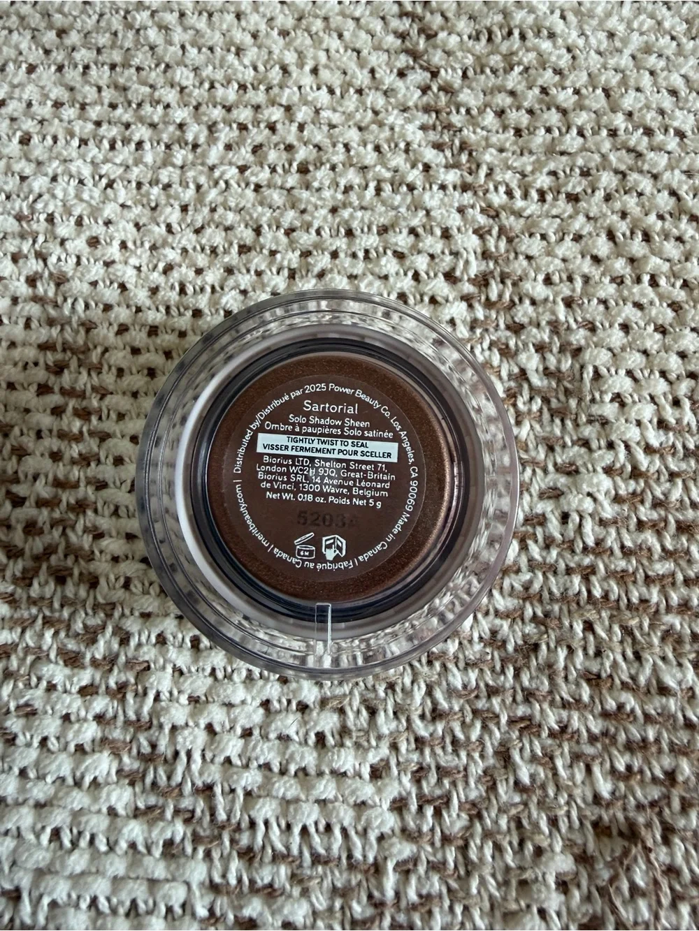 MERIT Sartorial Solo Cream Eyeshadow – Bronze Metallic